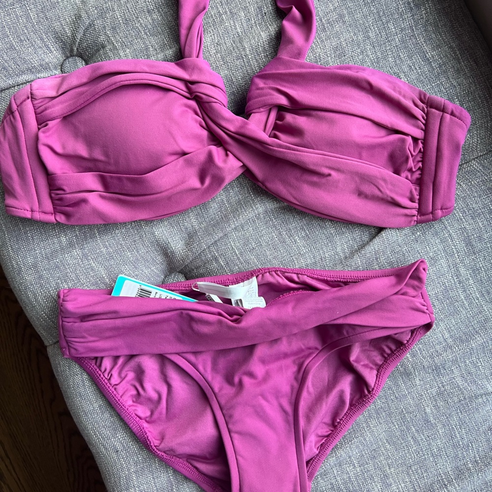 Seafolly Bandeau halter bikini